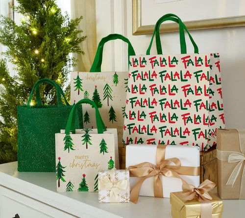 Snowella™ 12-Pack Reusable Gift Totes