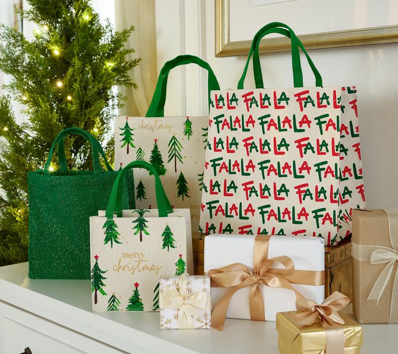 Snowella™ 12-Pack Reusable Gift Totes