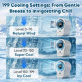 Portable Ice-Cooling Clip Fan