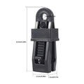 10 Pack Dog Tooth Design Tarp Clips for Camping Tent, Tarp Hoochies etc
