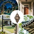 Baroque Style Solar Garden Lantern – Vintage Outdoor Light for Patio, Yard and Pathway Decor🏺
