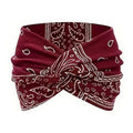 Printed Cross Yoga Headband, Print Hair Band Wide Elastic Hair Band, Twist Knot Headbands