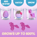 6-Pack Hatching Unicorn Eggs, Growing Toys for Kids, Birthday & Easter Gift