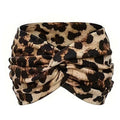 Printed Cross Yoga Headband, Print Hair Band Wide Elastic Hair Band, Twist Knot Headbands