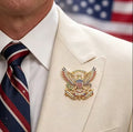 Patriotic 250th Anniversary-Inspired Brooch Pin