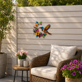Hummingbird Bloom Metal Wall Art