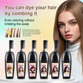 🧴3-in-1 herbal hair coloring comb | Easy hair coloring at home with built-in brush
