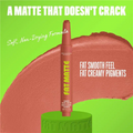 Fat Matte Lipstick - Smooth Color Lipstick with Cushion-Soft Formula