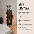 LCD Display Face & Body Hair Trimmer – Rechargeable Precision Grooming Tool for Daily Use