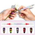 12/24 Colors Nail Art Pens – DIY 3D Markers for Drawing, Dotting & Manicure