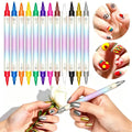 12/24 Colors Nail Art Pens – DIY 3D Markers for Drawing, Dotting & Manicure