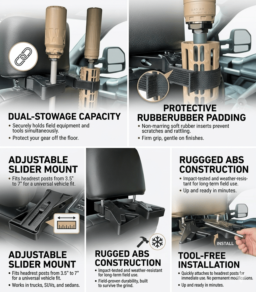 Universal Seat Back Storage Rack for Car