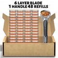 Men's Unscented Precision Razor Blade Replacement Handheld Kit🪒