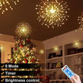 🎆 4-Pack Solar Fireworks Lights — 480 LEDs IP65 Waterproof Outdoor Garden Lights 💦