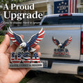 Patriotic 250th Anniversary-Inspired Metal Emblem Decor