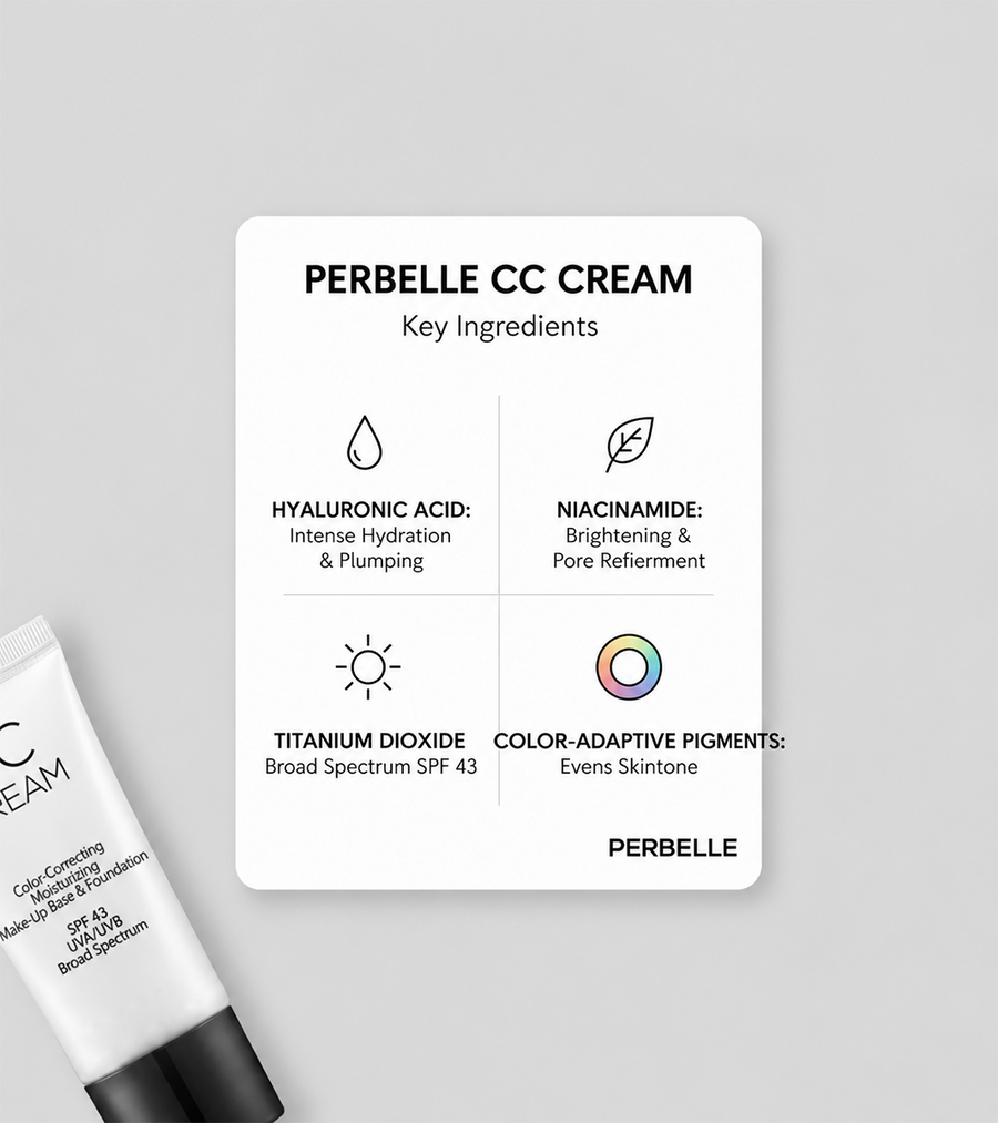 Tone-Adapting CC Cream – Lightweight Color-Correcting Face Cream for a Natural-Looking Finish
