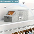 Stackable Cardboard Hat Storage Box Household Wardrobe Cap Organizer