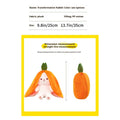Cute Strawberry Bunny Plush Toy Soft Kawaii Stuffed Animal Gift for Kids Girls Hug Pillow Bed Decoration Birthday Present Furry Friends Plush Doll Animal Gift for Kids