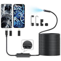 16.4ft Waterproof Endoscope Camera with LED Light for Smartphones