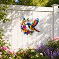 Hummingbird Bloom Metal Wall Art
