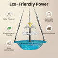 🔥🔥Solar Cascade Hanging Bird Bath Fountain🎁
