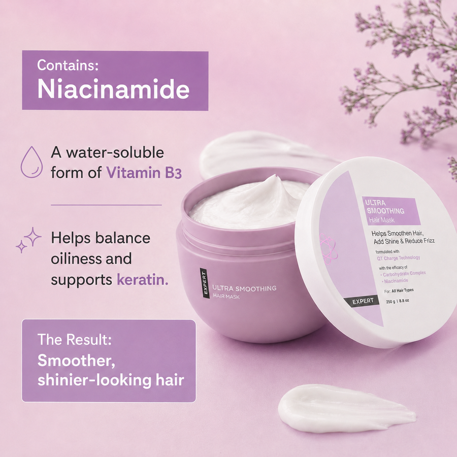 Ultra-Smoothing Hair Mask & Serum Set – 2-Step Care Duo for Dry, Frizzy & Damaged-Looking Hair
