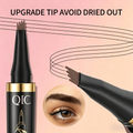 Black Gold 4-Tip Eyebrow Pen