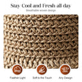 Stylish Woven Straw Sun Hat with Bow Detail