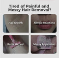 Hair Removal Cream for Women & Men – Gentle Depilatory Cream for Smooth-Looking Skin