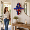 Patriotic Bow Hanging Ornament for Festival Decoration