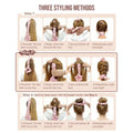 Multi-function Satin Heatless Hair Curler & Hair Tie Non