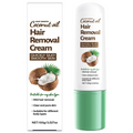 Coconut Oil Depilatory Cream,Gentle Hair Removal for All Skin Types