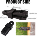10 Pack Dog Tooth Design Tarp Clips for Camping Tent, Tarp Hoochies etc