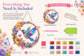 💥Hummingbird Diamond Art Hanging Ornament Kit – Sparkling DIY Window Ornament 🐦✨