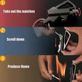 3-in-1 Kerosene Match Keychain