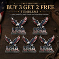 Patriotic 250th Anniversary-Inspired Metal Emblem Decor