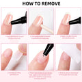 Salon-Quality Milky White Press-Ons: Extra Short Squoval Nails