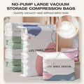 No-Pump Large Vacuum Storage Compression Bags