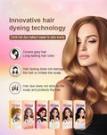 🧴3-in-1 herbal hair coloring comb | Easy hair coloring at home with built-in brush