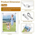 Wallet‑Size Magnetic Acrylic Photo Holder for Car & Fridge