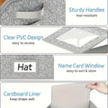 Stackable Cardboard Hat Storage Box Household Wardrobe Cap Organizer