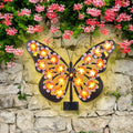 🔥Solar Lights Outdoor Metal Butterfly Wall Decor