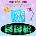 Squishy Stress Toys, Glow-in-the-Dark Snowflakes, Fidget Sensory Balls for Kids & Adults