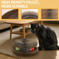 Magic Organ Cat Scratcher, Foldable with Bell Ball, Indoor Anxiety Relief Toy