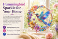 💥Hummingbird Diamond Art Hanging Ornament Kit – Sparkling DIY Window Ornament 🐦✨