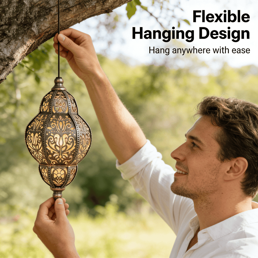 Baroque Style Solar Garden Lantern – Vintage Outdoor Light for Patio, Yard and Pathway Decor🏺