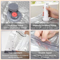 Travel Vacuum Storage Bags Cordless Compression Organizer Bag Set