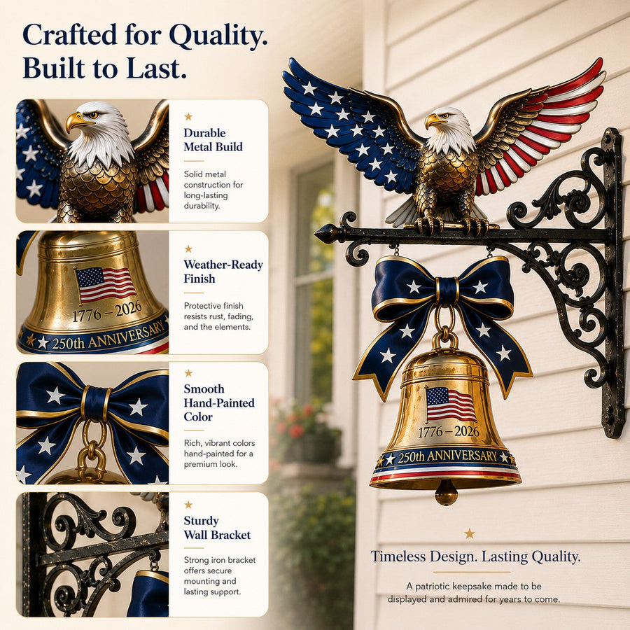 1776–2026 Liberty Eagle Commemorative Bell