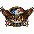 Celebrate 250 Years of Freedom – USA Patriotic Car Decal 1776–2026