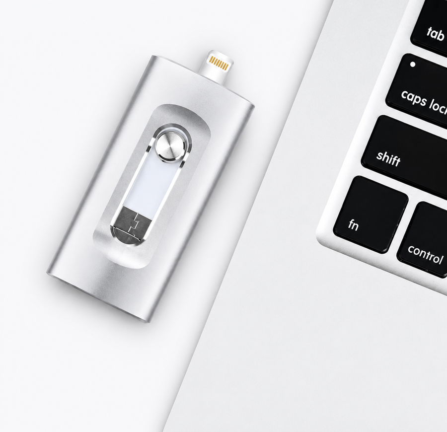 Portable 4-in-1 Memory Stick MFi Certified High Speed Data Transfer Flash Drive
